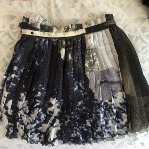 Diesel pleated mini skirt